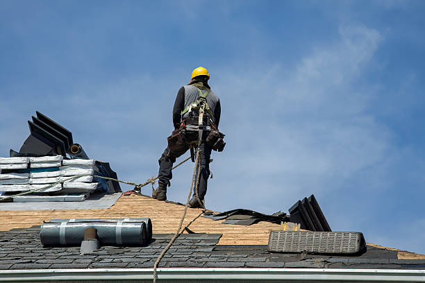 Professional Roofing technician working in Amenia, NY